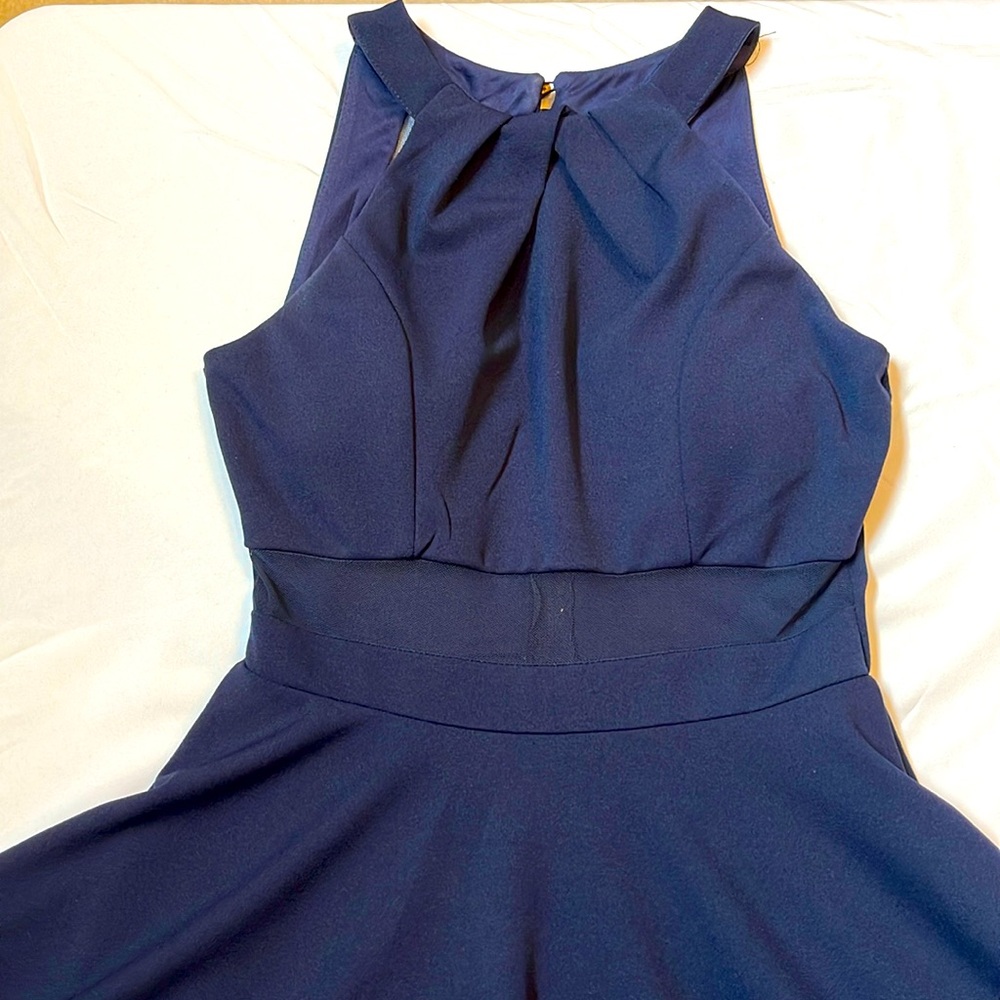 Junior Semi formal dress Navy Size Small